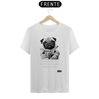 Nome do produto Pug Astronauta / T-shirt Pug