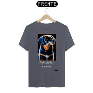 Nome do produto Rottweiler é amor / T-shirt Rottweiler