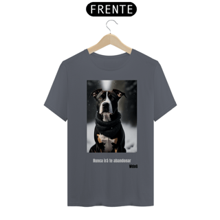 Nome do produto Cachorro Nunca ira te abandonar / T-shirt dog