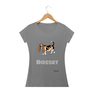 Nome do produto Camiseta Basset / T-shirt Women Basset