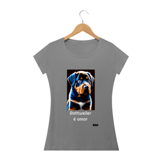 Nome do produto Rottweiler é amor / T-shirt Woman Rottweiler