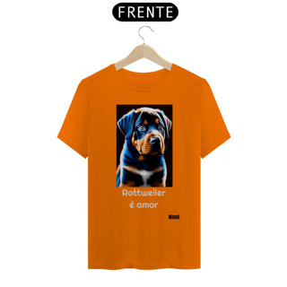 Nome do produto Rottweiler é amor / T-shirt Rottweiler