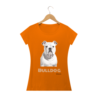 Nome do produto Bulldog Branco / T-shirt Women Bulldog White