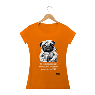 Nome do produto Astronauta Pug / T-shirt Woman Pug