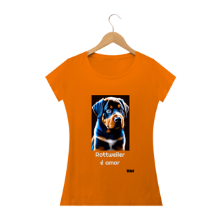 Nome do produto Rottweiler é amor / T-shirt Woman Rottweiler