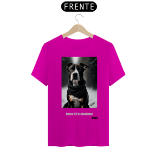 Nome do produto Cachorro Nunca ira te abandonar / T-shirt dog