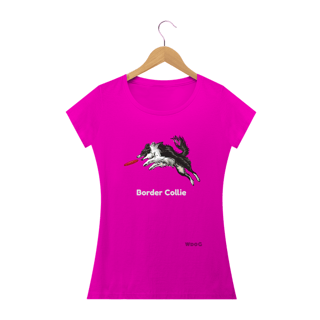 Nome do produto Border Collie Frisbie / T-shirt Women Border Collie 