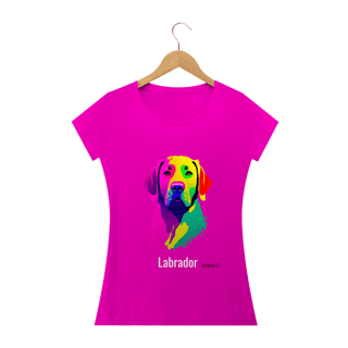 Nome do produto Pintura de Labrador / T-shirt Woman Labrador