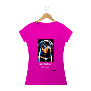 Nome do produto Rottweiler é amor / T-shirt Woman Rottweiler