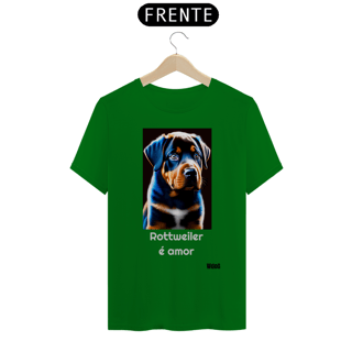 Nome do produto Rottweiler é amor / T-shirt Rottweiler