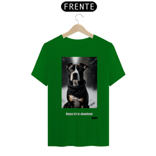Nome do produto Cachorro Nunca ira te abandonar / T-shirt dog