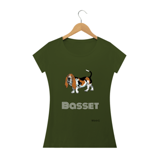 Nome do produto Camiseta Basset / T-shirt Women Basset