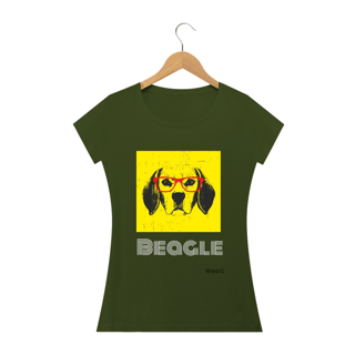 Nome do produto Beagle de oculos / t-shirt Women Beagle
