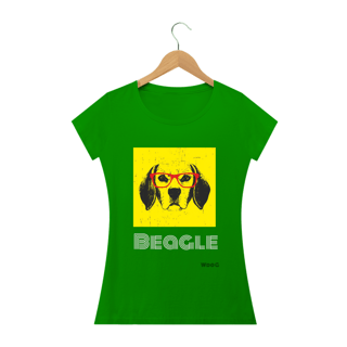 Nome do produto Beagle de oculos / t-shirt Women Beagle