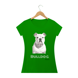Nome do produto Bulldog Branco / T-shirt Women Bulldog White