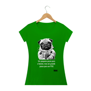 Nome do produto Astronauta Pug / T-shirt Woman Pug