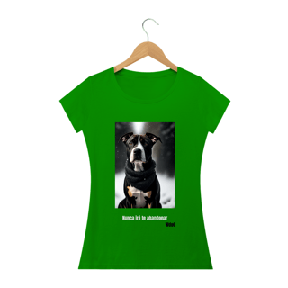 Nome do produto Cachorro Nunca irá te Abandonar / T-shirt Woman