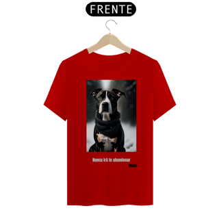 Nome do produto Cachorro Nunca ira te abandonar / T-shirt dog