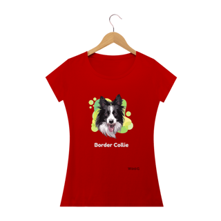 Nome do produto Camiseta Border Collie / T-shirt Women Border Collie