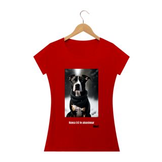 Nome do produto Cachorro Nunca irá te Abandonar / T-shirt Woman