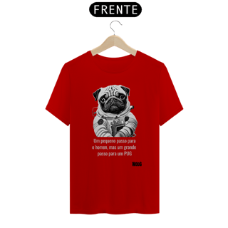 Nome do produto Pug Astronauta / T-shirt Pug
