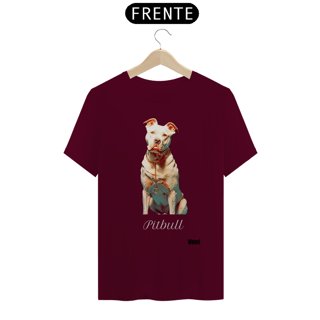 Nome do produto Camiseta Pitbull Branco / T-shirt Pitbull White