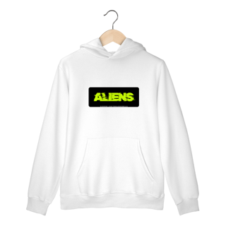 Nome do produto Moletom Canguru Unissex | Aliens 