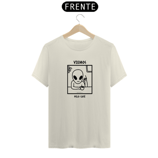 Nome do produto Café Alien | Camiseta Unissex