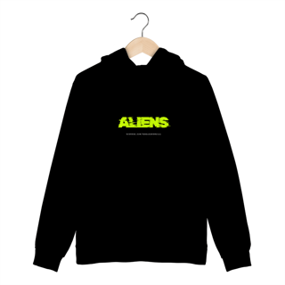 Nome do produto Moletom Canguru Unissex | Aliens 