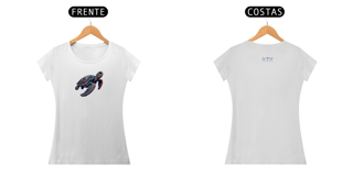 Nome do produto Baby Look Tartaruga Colours