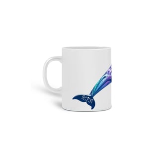 Nome do produto Caneca de Porcelana - Golfinho Colors Lilás