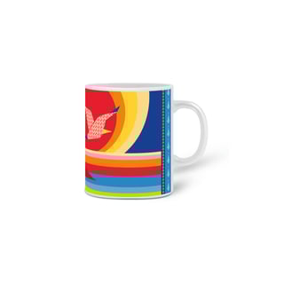 Nome do produto Caneca de Porcelana - Pôr do Sol no Pico Vermelho