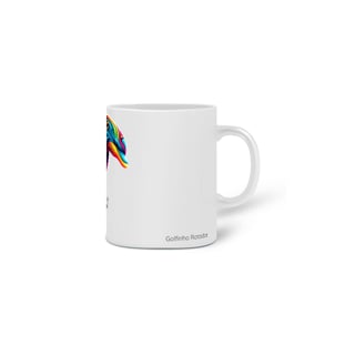Nome do produto Caneca de Porcelana Golfinho Colors