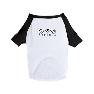 Nome do produto Dog-Shirt Amo Noronha