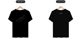 Nome do produto Camiseta Mapa & Pontos