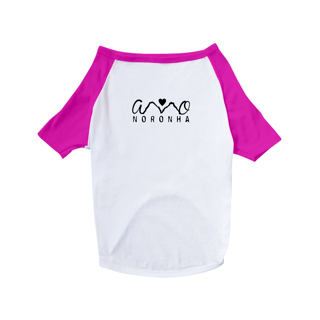 Nome do produto Dog-Shirt Amo Noronha