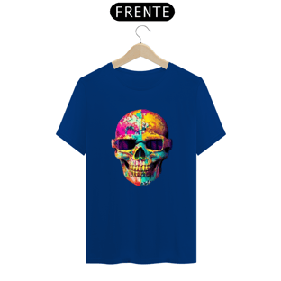 Nome do produtoCamiseta Caveira óculos quadrado