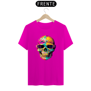 Nome do produtoCamiseta Caveira óculos quadrado