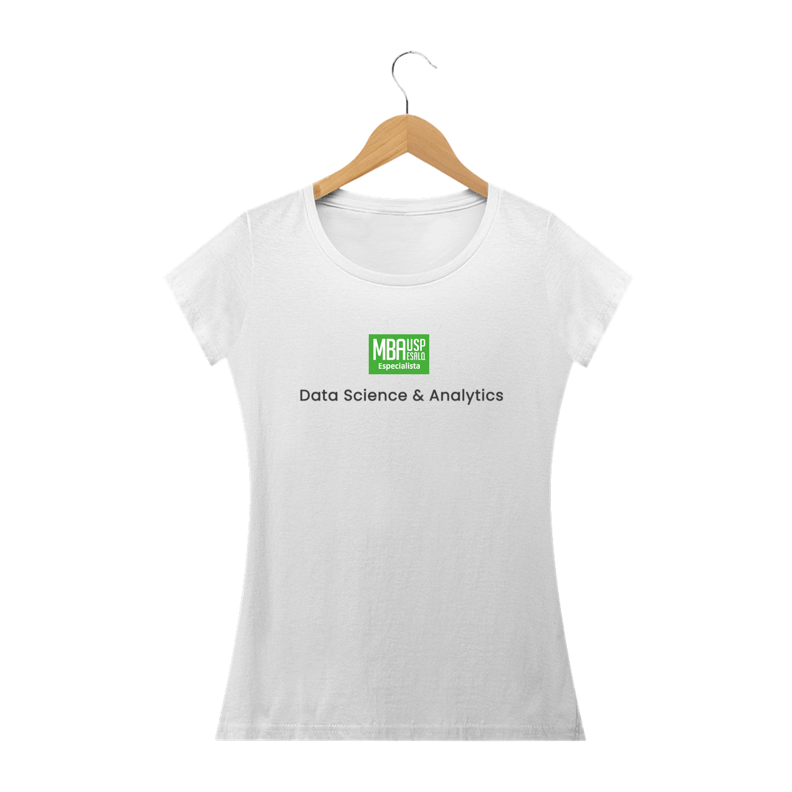 Camiseta BABY Long Prime MBA Data Science USP/Esalq logo verde