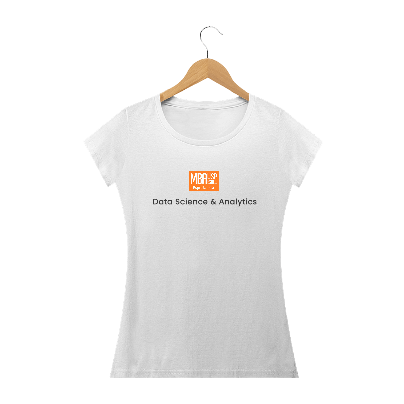 Camiseta BABY Long Prime MBA Data Science USP/Esalq logo laranja