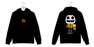 Nome do produtoCasaco Moleton Canguru Walking Beer Mascote
