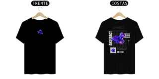 Camiseta Masculina StreetWear Pretend Abstract (Preto)