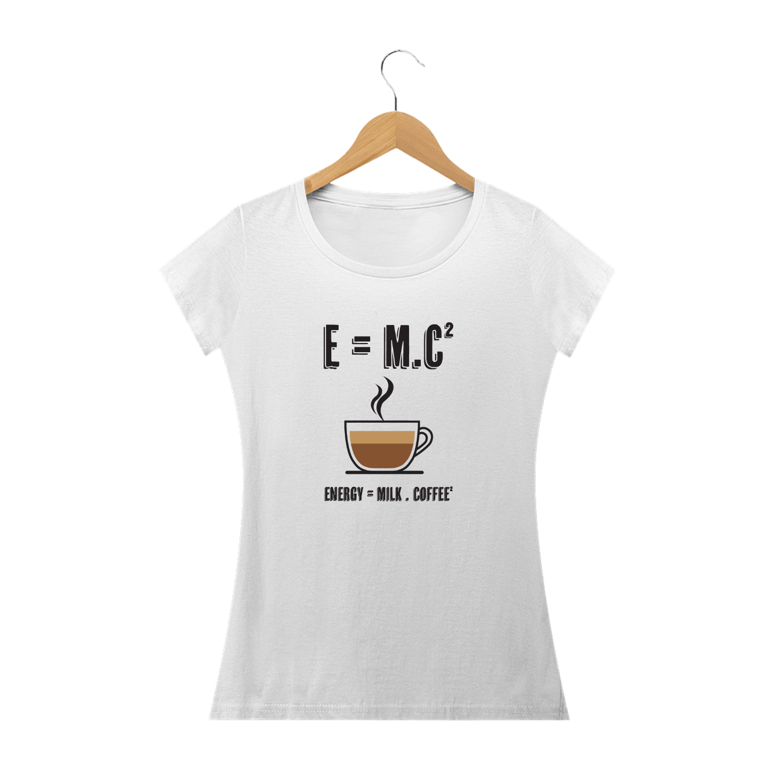 E=mc2 - Energy = milk . coffee (cores claras)