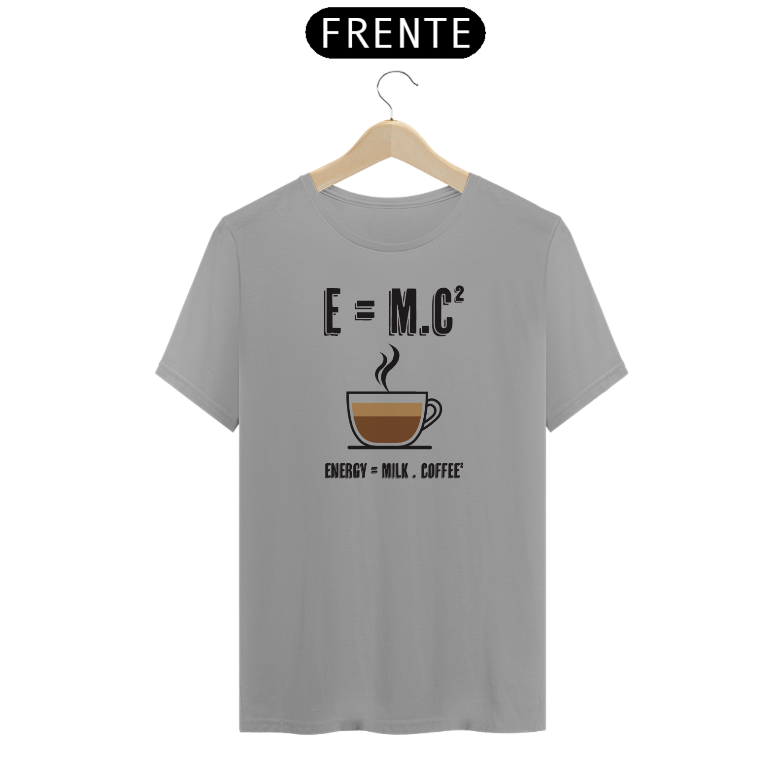 E=mc2 - Energy = milk . coffee (cores claras)