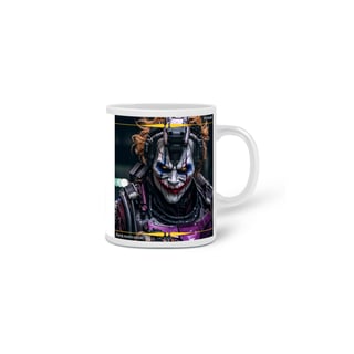 Caneca Universos Paralelos: Batman & Coringa Cyberpunk