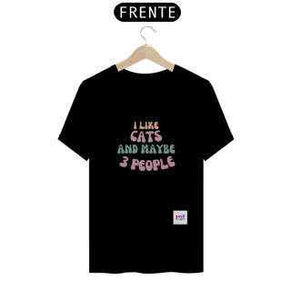 Nome do produto HUMOR - I like cats and maybe 3 people