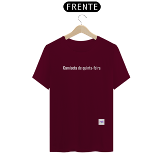 Nome do produto VARIEDADES - Camiseta de quinta-feira