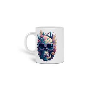 Nome do produto Caneca Branca Caveira Styler