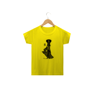 Nome do produto Camisa Infantil Unissex - Coleção Orixas Encanto e Axé By Vinicius Targa - Odô Iyá