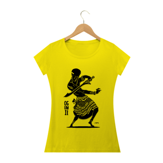 Nome do produto Camisa Baby Long - Coleção Orixás Encanto e Axé By Vinicius Targa - Ogumiê Ogum